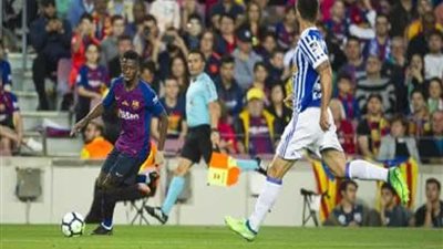 برشلونة يكشف حجم إصابة عثمان ديمبلي