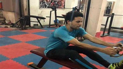 بالصور.. محمد إبراهيم يرفض الراحة