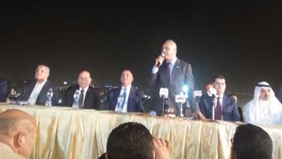 بدء حفل الافطار السنوى لابناء الصعيد بحضور محلب وسلطان ولبيب