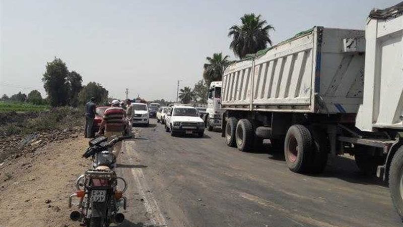 انقلاب مقطورة محملة