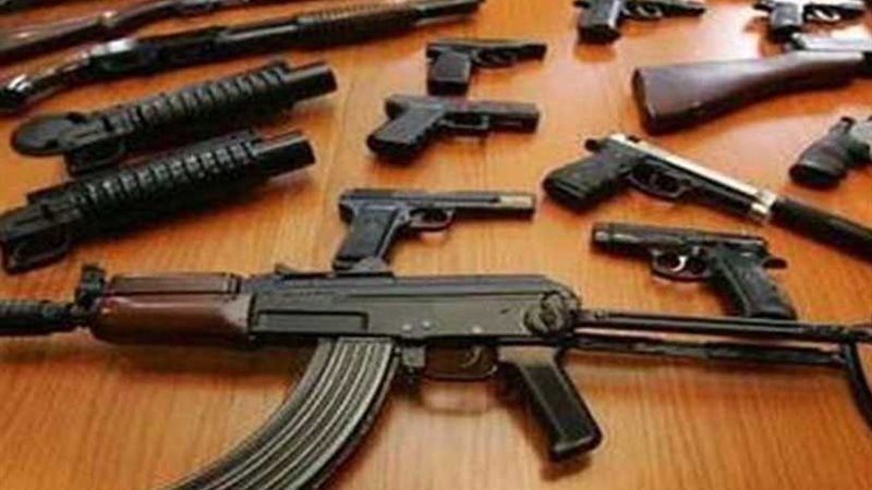 ضبط 9 قطع أسلحة بدون