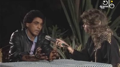 منير في حوار نادر مع منى الحسيني بماسبيرو زمان.. فيديو