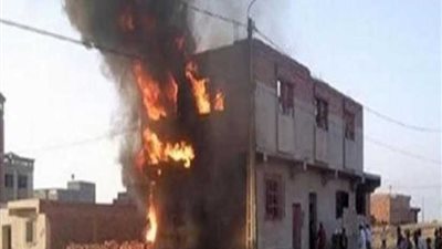 إخماد حريق اندلع في 7 منازل بحي جنوب المنيا