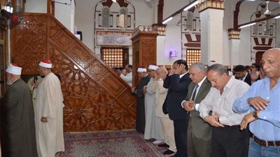 محافظ الغربية يفتتح مسجد سيدي مرزوق الأثري بطنطا