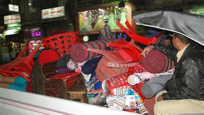 إزالة 561 إشغال طريق في حملة مكبرة بالبحيرة