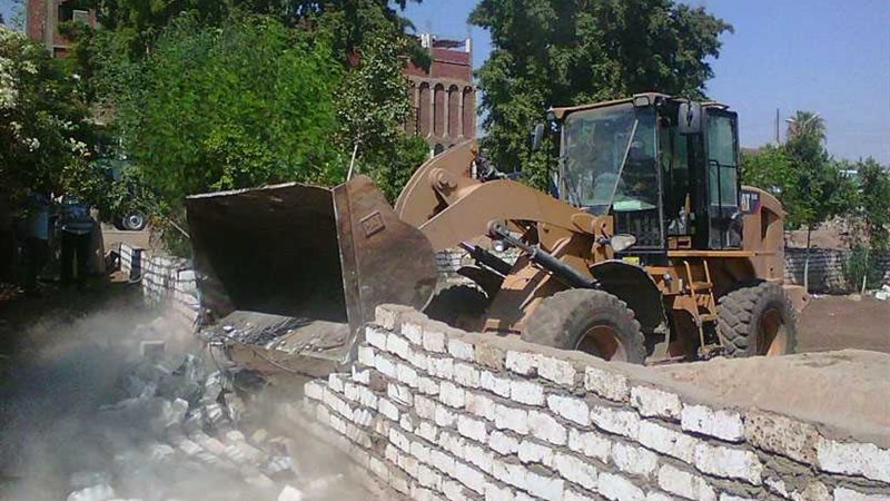 إزالة 9 حالات تعد