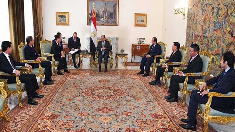 السيسي لـثونج: نتطلع