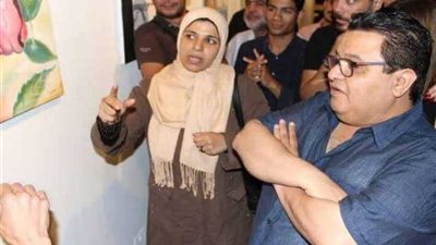 بالصور.. خالد جلال يفتتح معرض 