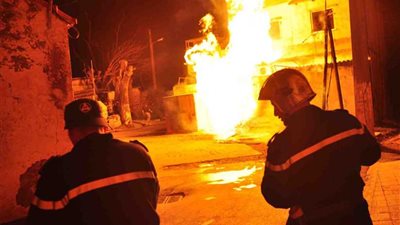 وفاة طفلة في حريق عقار بالمنتزه شرق الإسكندرية