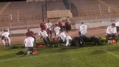 المنتخب الاوليمبي يرتدى الزى الأحمر والأبيض والأسود أمام تونس