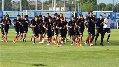 المنتخب الوطني يتدرب فترتين بملعب أتلانتا