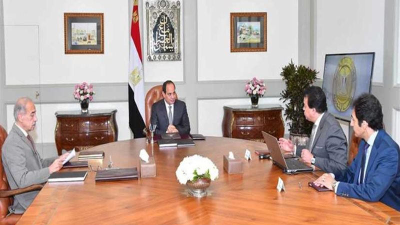 الرئاسة: السيسي يشدد