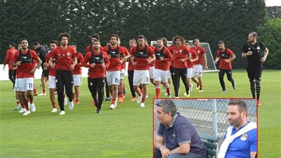 المنتخب الوطني يتدرب بحضور حازم ومجاهد (صور)