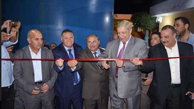 محافظ الإسماعيلية يفتتح تطوير محطة مياه سرابيوم