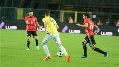 التعادل السلبي يحسم الشوط الأول من مباراة مصر وكولومبيا