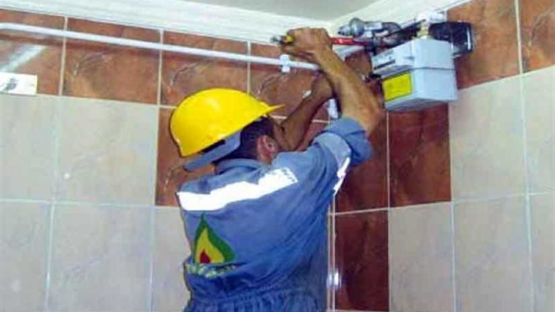 توصيل الغاز الطبيعي