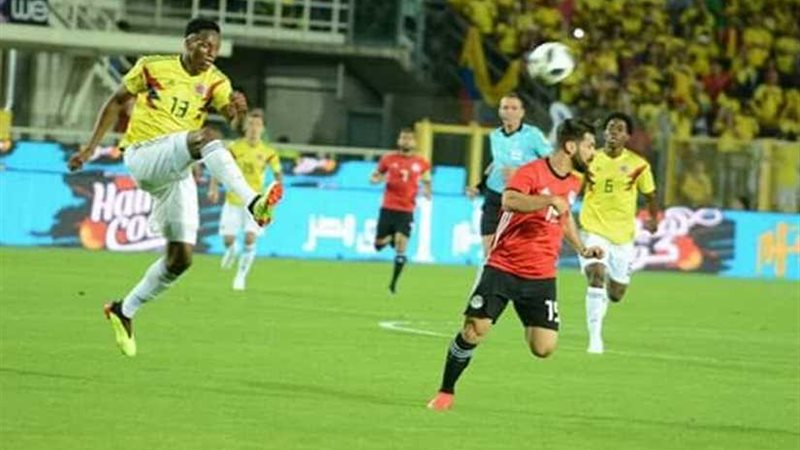 مصر تتعادل مع كولومبيا