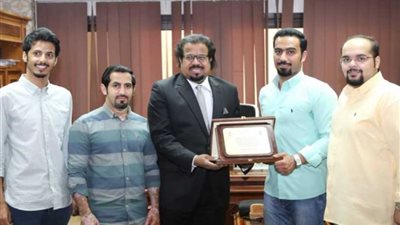 وفد من اتحاد الطلبة الكويتيين في زيارة الملحقية الثقافية السعودية بالقاهرة