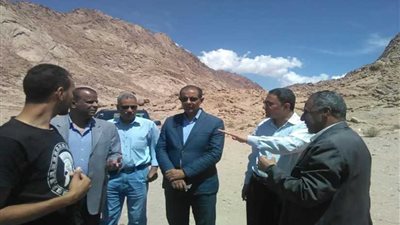 رئيس قطاع الآثار الإسلامية والقبطية يتفقد آثار سانت كاترين
