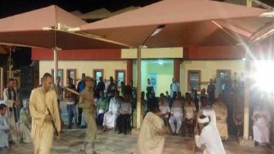 فلكلور شعبي ومسابقات في خيمة مركز شباب سمسطا الرمضانية