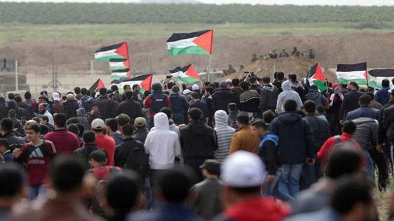 مسيرات العودة تدعو