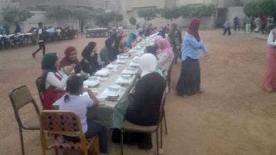 إفطار جماعي لـ 100 طفل يتيم ببني سويف