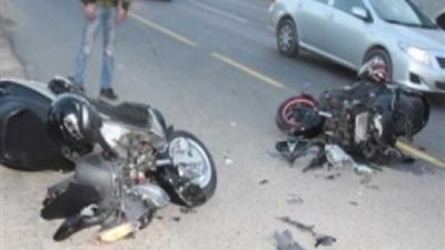 مصرع شاب وإصابة آخر في حادث تصادم موتوسيكل بسيارة نقل بالغنايم