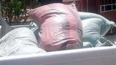 ضبط تروسيكل محمل بـ 22 جوال دقيق بلدي مدعم بالمنيا