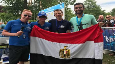 عمر حجازي يرفع علم مصر في بطولة إنجلترا للبحر المفتوح