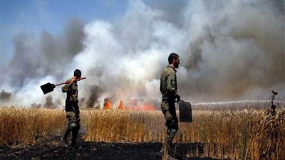 الطائرات الورقية الفلسطينية تحرق 17 موقعا إسرائيليا