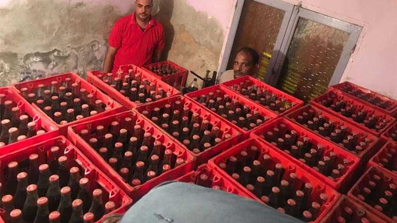 ضبط مصنع «حاجة ساقعة»