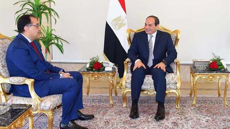 السيسى خلال استقباله