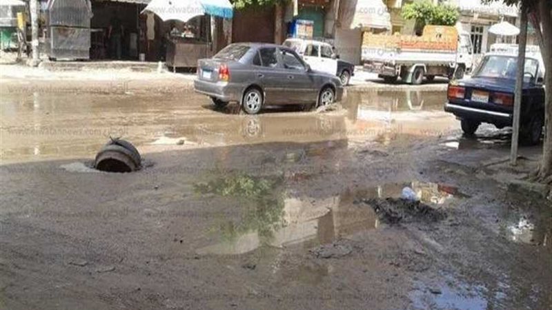 كسر خط مياه رئيسى