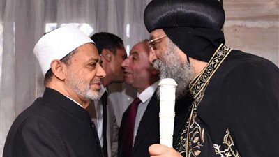 الإمام الأكبر يستقبل البابا تواضروس للتهنئة بعيد الفطر المبارك