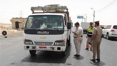 تحرير 1790 مخالفة مرورية وضبط 1333 متهمًا هاربًا بالبحيرة