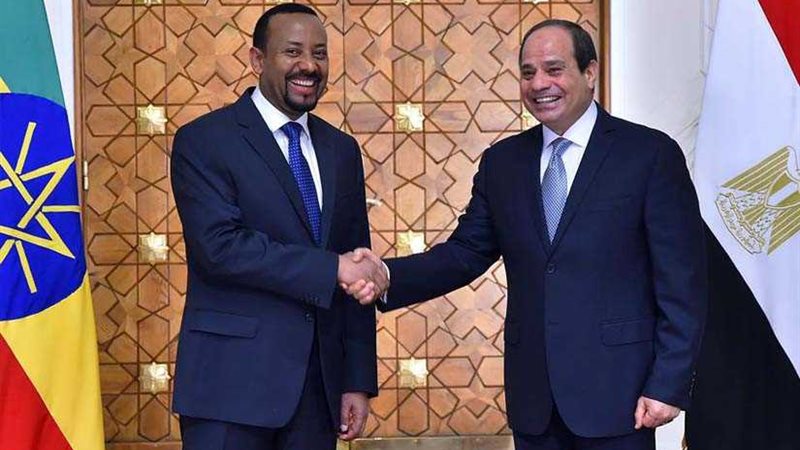 السيسي وأبيي أحمد