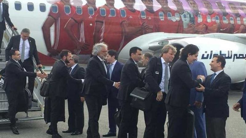 استقبال رسمي لبعثة