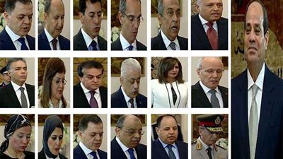 التشكيل الكامل للوزراء ونوابهم
