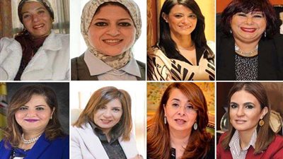 لأول مرة في تاريخ مصر 8 سيدات يتربعن على كرسي الوزارة