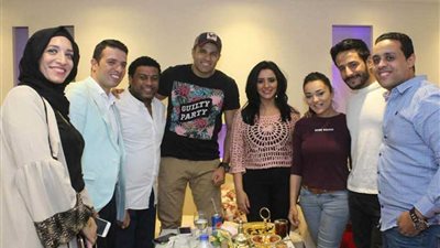 بالصور.. محمد نور وراندا البحيري وطارق صبري يحتفلون بالعيد