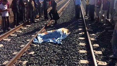 قطار المنصورة يدهس مواطنًا بقرية العصافرة