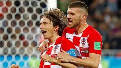 كرواتيا تتصدر المجموعة الرابعة في كأس العالم بفوزها على نيجيريا بهدفين نظيفين
