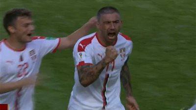 دقيقة 56.. صربيا تتقدم على كوستاريكا بصاروخ كولاروف