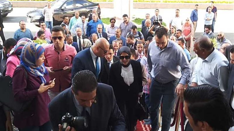 قيادات الصحة في استقبال