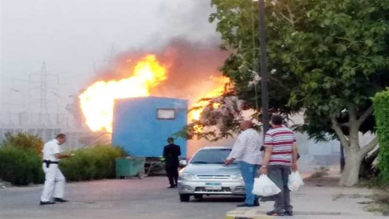 بالصور.. حريق محدود