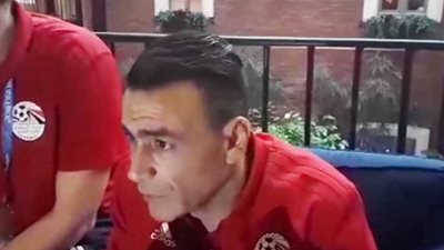 الحضري: سعداء بعودة صلاح ومستعدون لحصد الـ3 نقاط أمام روسيا