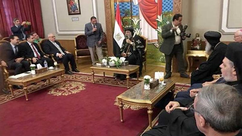 البابا تواضروس يستقبل