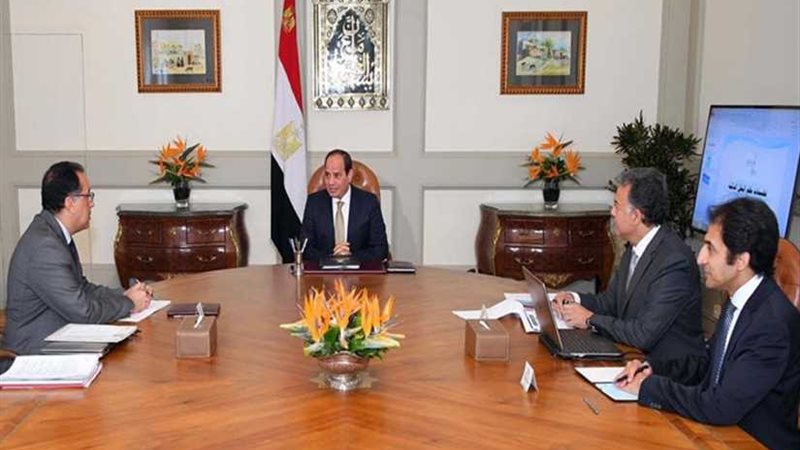 السيسي يبحث مع مدبولي