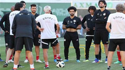 صور .. تدريب المنتخب استعدادًا للسعودية