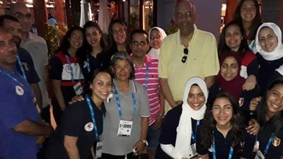 سفير مصر في مدريد يزور البعثة المصرية المشاركة في دورة العاب البحر المتوسط